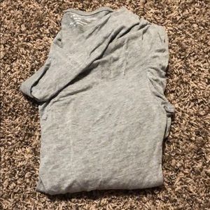 Grey soft dressy long sleeve NWOT